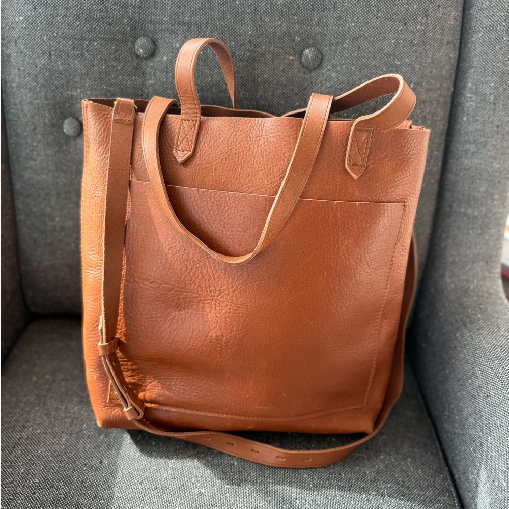 Madewell Tan Leather Crossbody Bag